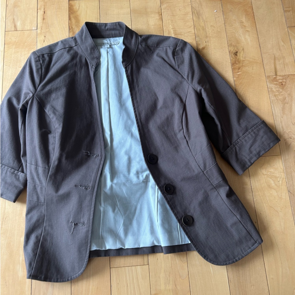 RW&CO. Gray Blazer with Light Blue Lining